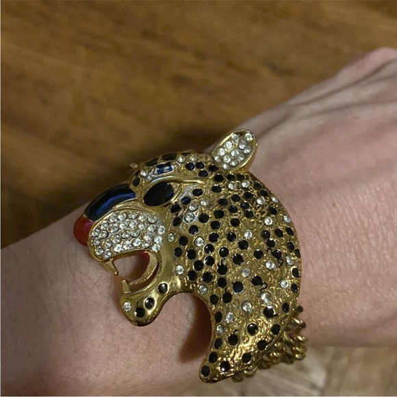 Jlo Leopard Cover Case Watch with Swarovski crystals - Picture 7 of 8